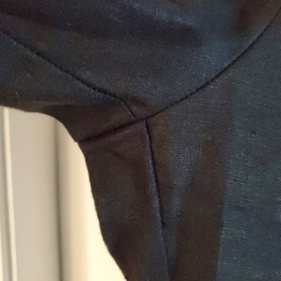 Not Perfect Linen Athens pants black - Picture 2 of 4